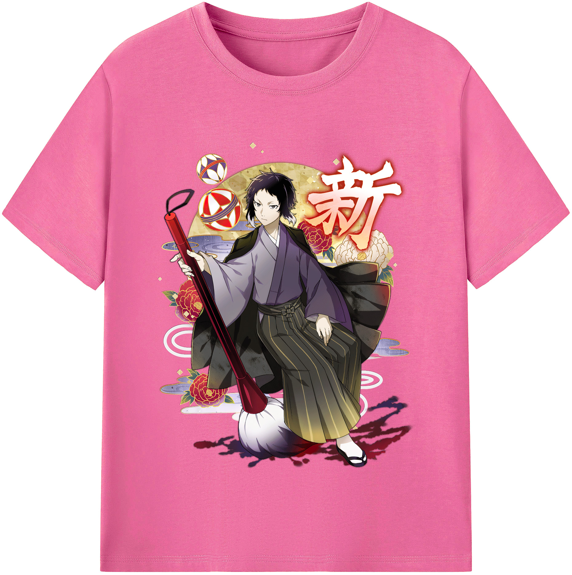 （画像用） 文豪ストレイドッグス Bungo Stray Dogs レディースカジュアルプリントTシャツ（綿100％）